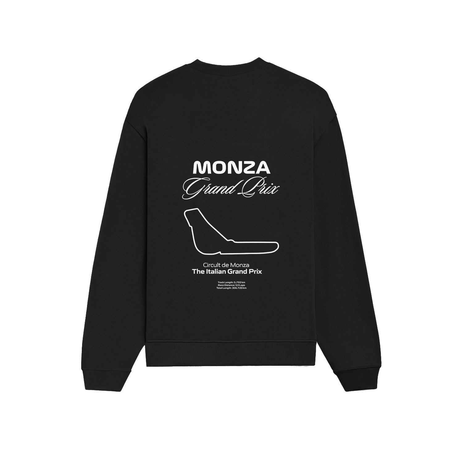 Monza Grand Prix Oversize Sweatshirt - Siyah - arka görünüm