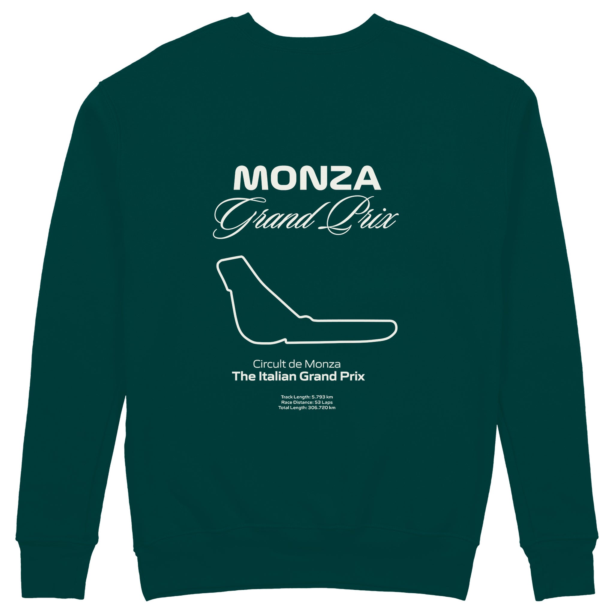 Monza Grand Prix Sweatshirt - Antrasit - arka görünüm