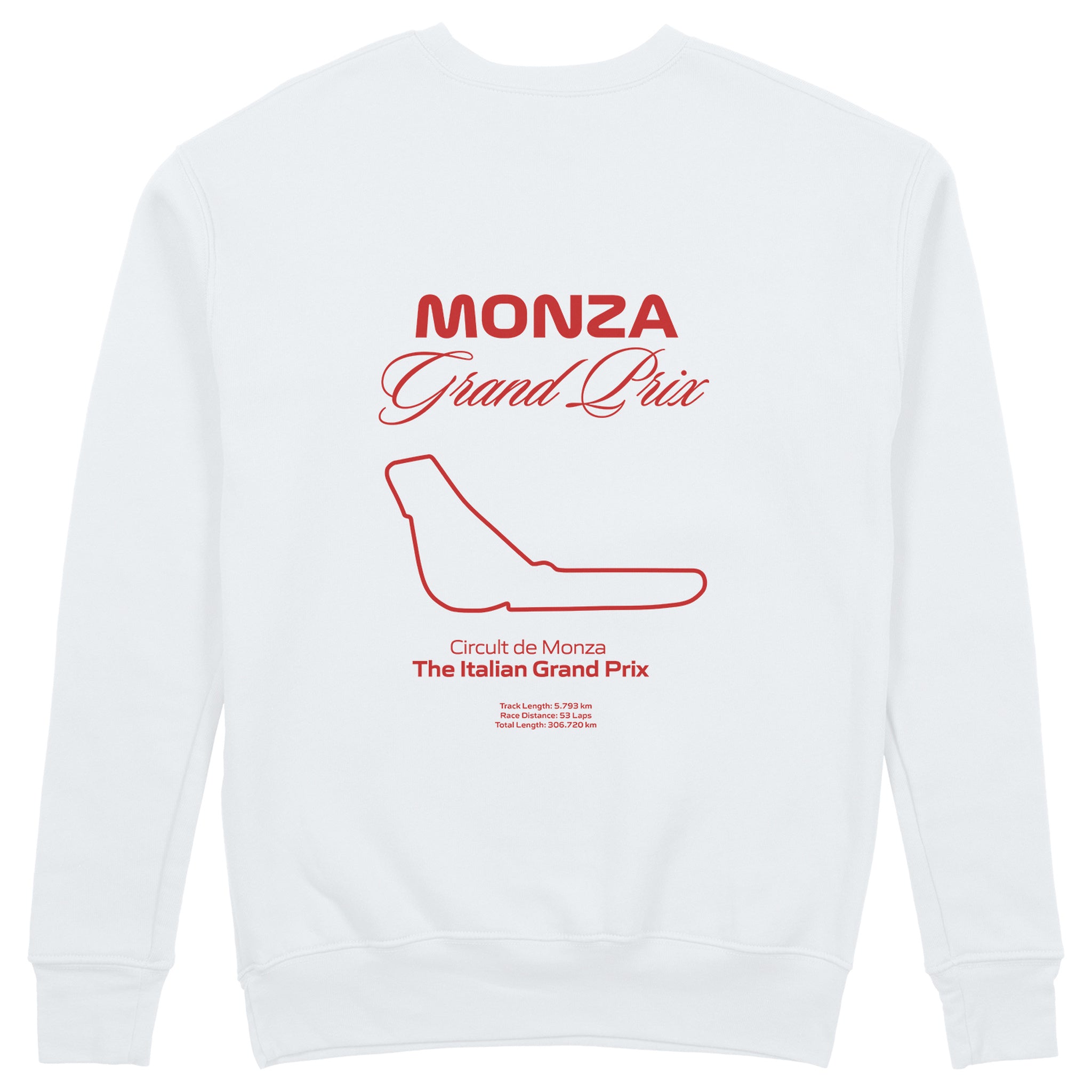 Monza Grand Prix Sweatshirt - Beyaz - arka görünüm