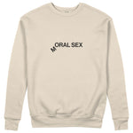 Moral Sex Sweatshirt - Bej - ön görünüm