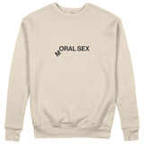 Moral Sex Sweatshirt - Bej - ön görünüm