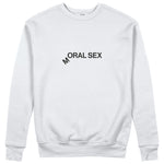 Moral Sex Sweatshirt - Beyaz - ön görünüm