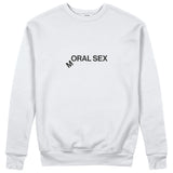 Moral Sex Sweatshirt - Beyaz - ön görünüm