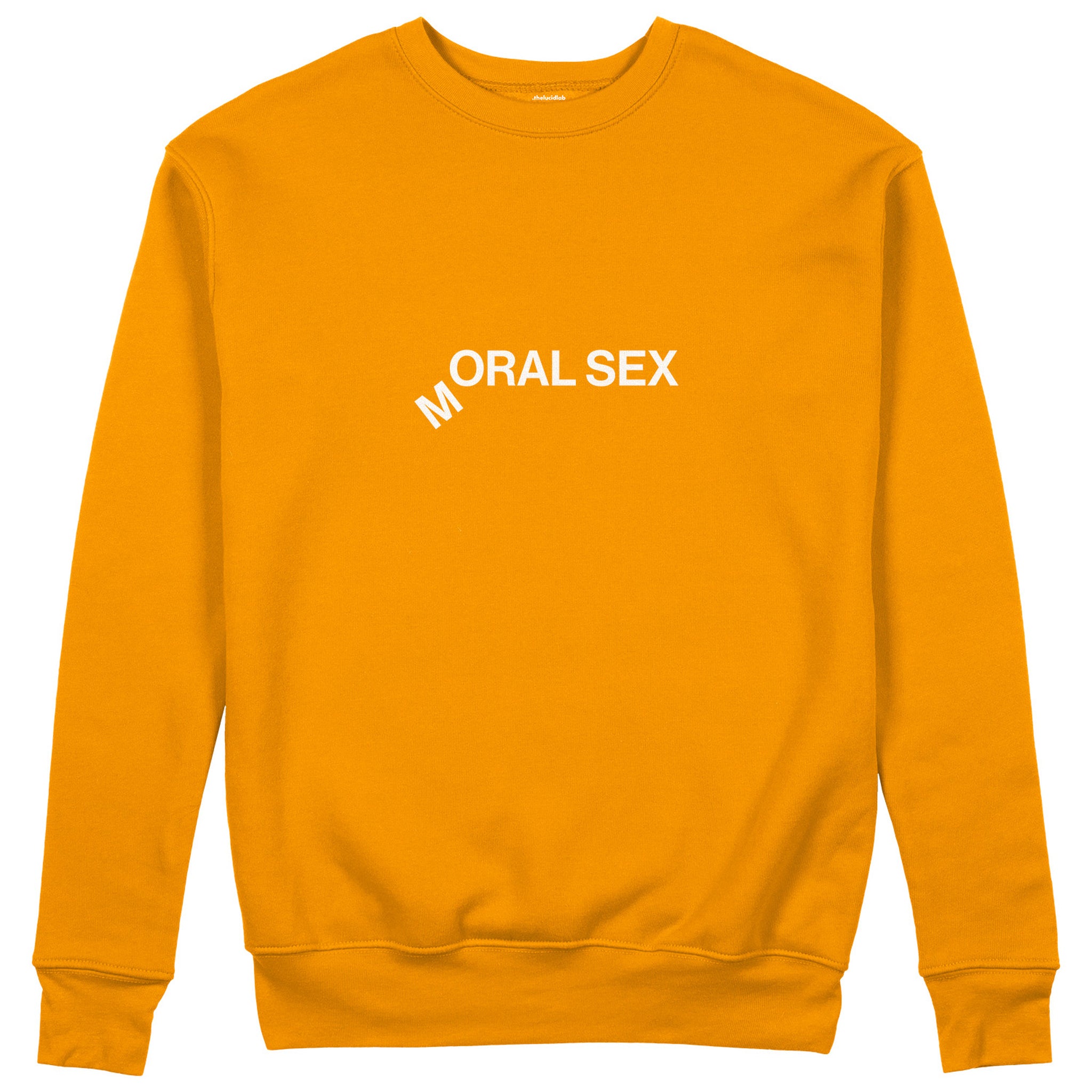 Moral Sex Sweatshirt - Turuncu - ön görünüm