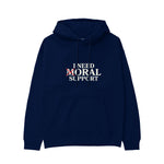 Moral Support Hoodie - Lacivert - ön görünüm