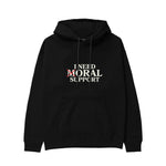Moral Support Hoodie - Siyah - ön görünüm