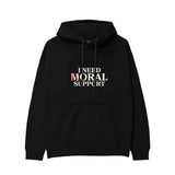 Moral Support Hoodie - Siyah - ön görünüm