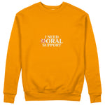 Moral Support Sweatshirt - Turuncu - ön görünüm