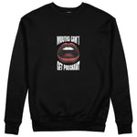 Mouths Can't Get Pregnant Sweatshirt - Siyah - ön görünüm