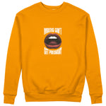 Mouths Can't Get Pregnant Sweatshirt - Turuncu - ön görünüm