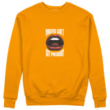 Mouths Can't Get Pregnant Sweatshirt - Turuncu - ön görünüm