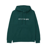 My Ex Is Gay Hoodie - Koyu Yeşil - ön görünüm