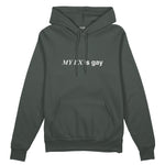 My Ex Is Gay Oversize Hoodie - Antrasit - ön görünüm