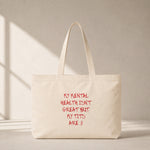 My Mental Health Club Tote Bag – ön görünüm
