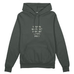 My Mental Health Oversize Hoodie - Antrasit - ön görünüm