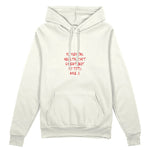 My Mental Health Oversize Hoodie - Beyaz - ön görünüm