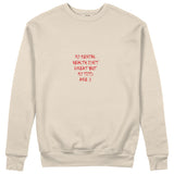 My Mental Health Sweatshirt - Bej - ön görünüm