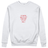 My Mental Health Sweatshirt - Beyaz - ön görünüm