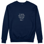 My Mental Health Sweatshirt - Lacivert - ön görünüm