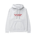 My Next Boyfriend Will Be Normal Hoodie - Beyaz - ön görünüm