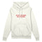My Next Boyfriend Will Be Normal Oversize Hoodie - Beyaz - ön görünüm