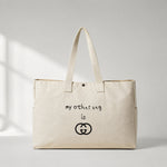 My Other Bag Is Gucci Daily Tote Bag – baskılı kanvas bez çanta