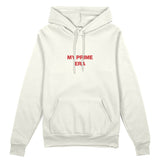 My Prime Era Oversize Hoodie - Beyaz - ön görünüm