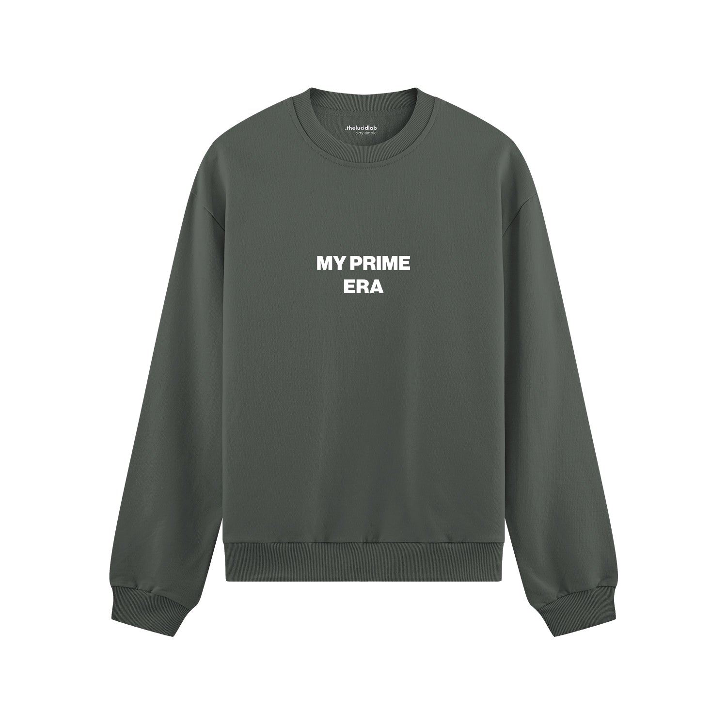 My Prime Era Oversize Sweatshirt - Antrasit - ön görünüm