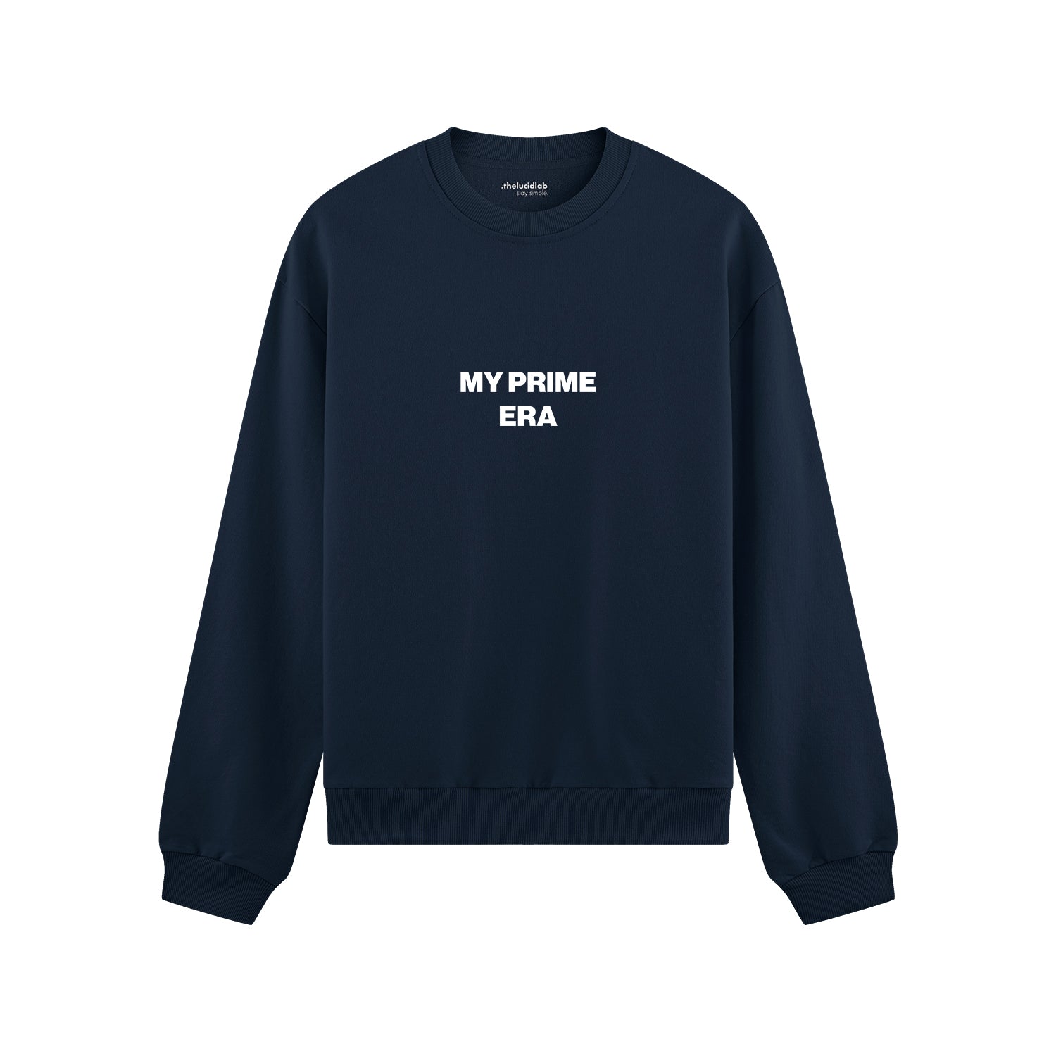 My Prime Era Oversize Sweatshirt - Lacivert - ön görünüm