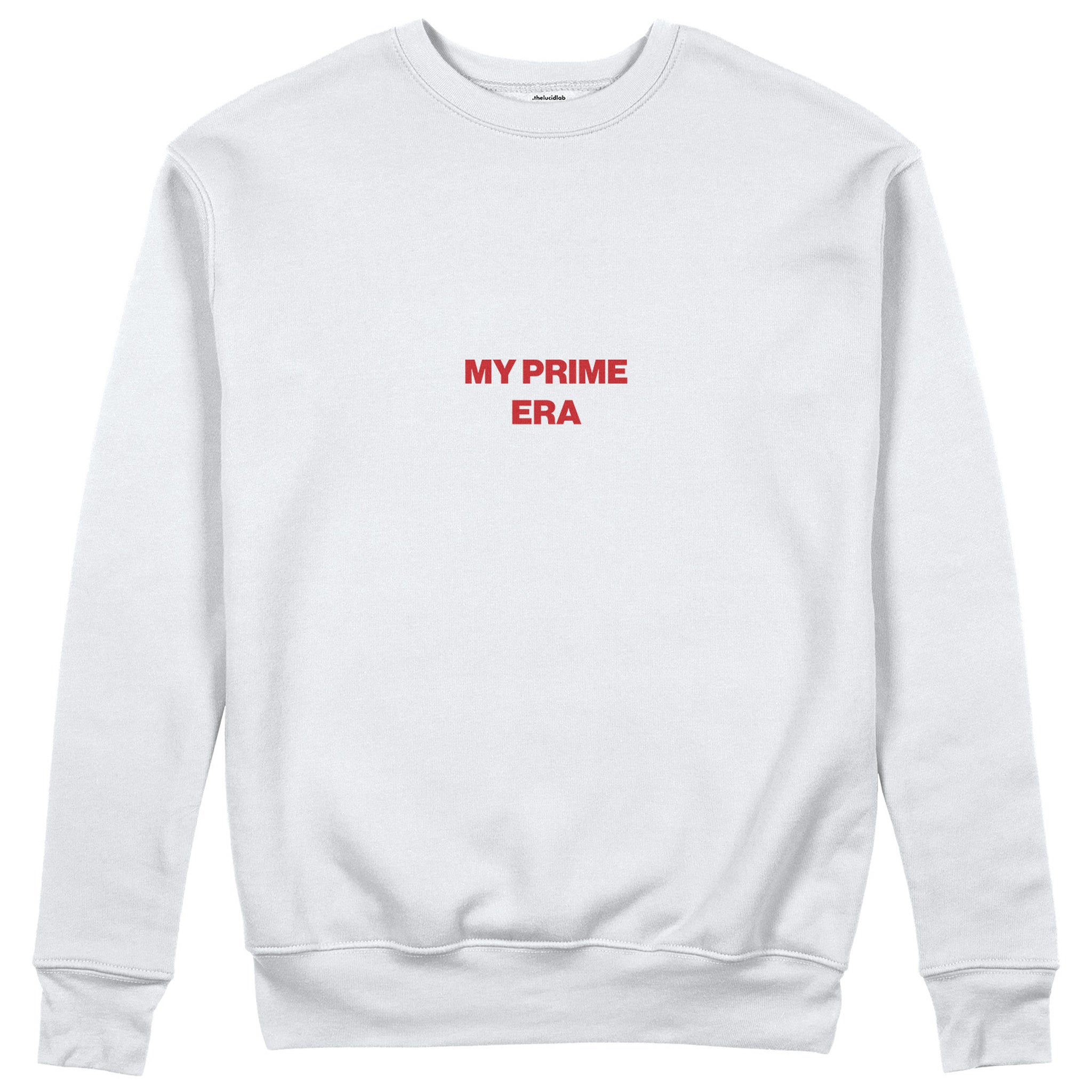 My Prime Era Sweatshirt - Beyaz - ön görünüm