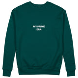 My Prime Era Sweatshirt - Koyu Yeşil - ön görünüm