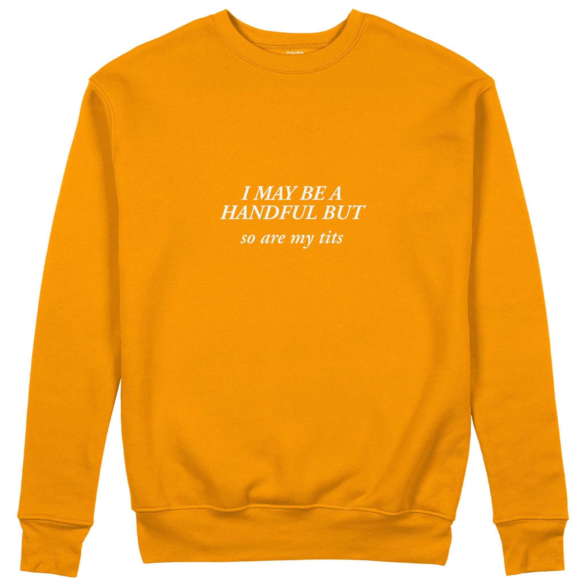 My Tits Sweatshirt - Turuncu - ön görünüm