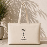 My YSL Is at Home Weekend Tote Bag – baskılı kanvas bez çanta