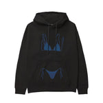 Navy Blue Bikini Hoodie - Siyah - ön görünüm