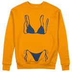 Navy Blue Bikini Sweatshirt - Turuncu - ön görünüm