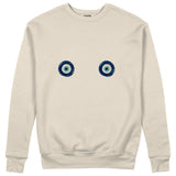 Nazar Sweatshirt - Bej - ön görünüm