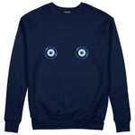 Nazar Sweatshirt - Lacivert - ön görünüm