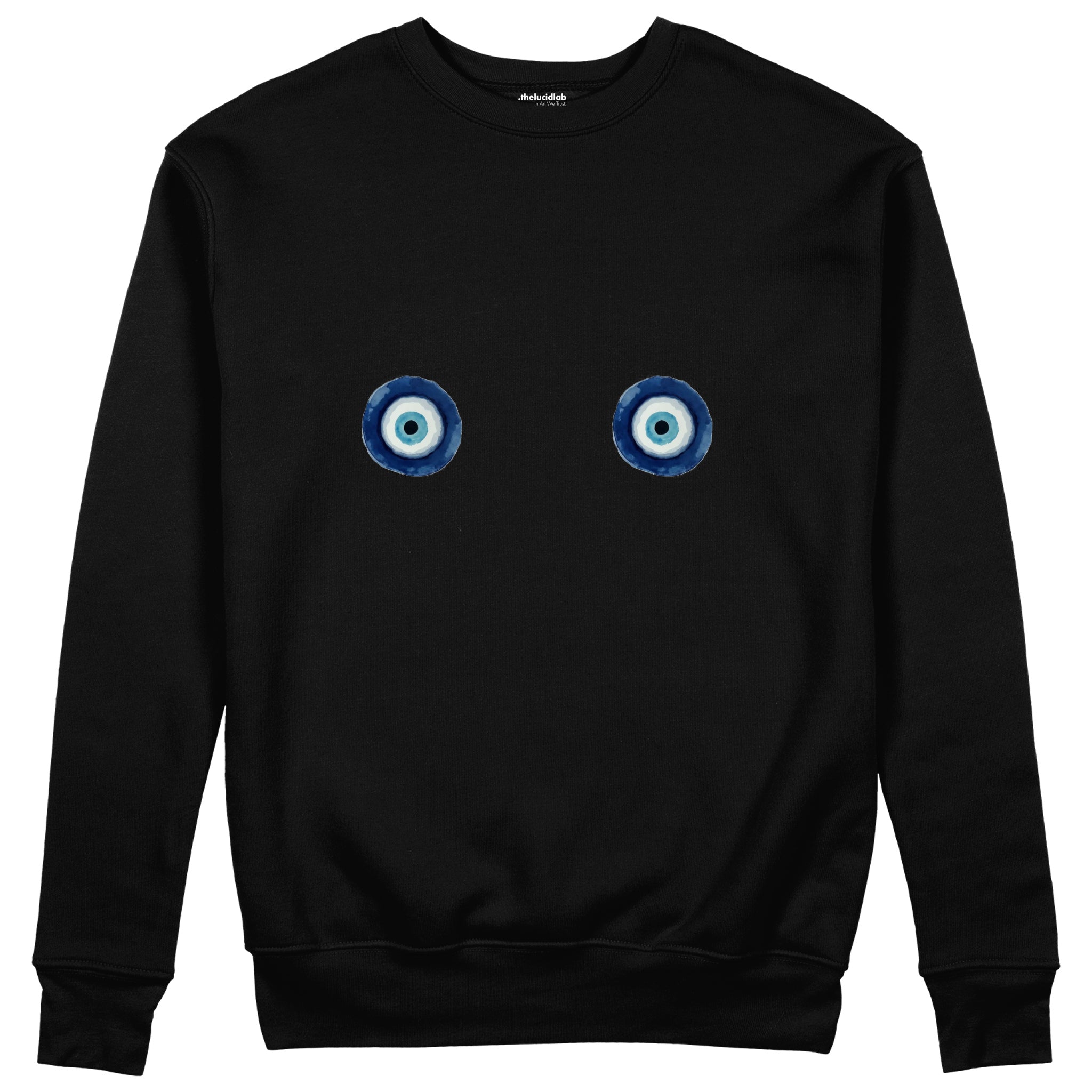 Nazar Sweatshirt - Siyah - ön görünüm