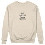 Need Money For Ferrari Sweatshirt - Bej - ön görünüm