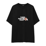 North Face Oversize Tişört — Siyah — Ön baskı