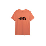 North Face Tişört — Somon — Ön baskı