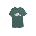 North Face Tişört — Yeşil — Ön baskı
