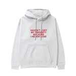 I Never Lose Hoodie — Beyaz — Ön baskı