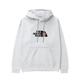 North Face Hoodie — Beyaz — Ön baskı