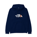 North Face Hoodie — Lacivert — Ön baskı