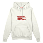 I’m a Scorpio Oversize Hoodie — Beyaz — Ön baskı