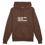 I’m a Scorpio Oversize Hoodie — Kahverengi — Ön baskı