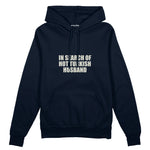 Hot Turkish Husband Oversize Hoodie — Lacivert — Ön baskı