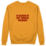 Hot Turkish Husband Sweatshirt — Turuncu — Ön baskı