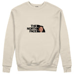North Face Sweatshirt — Bej — Ön baskı